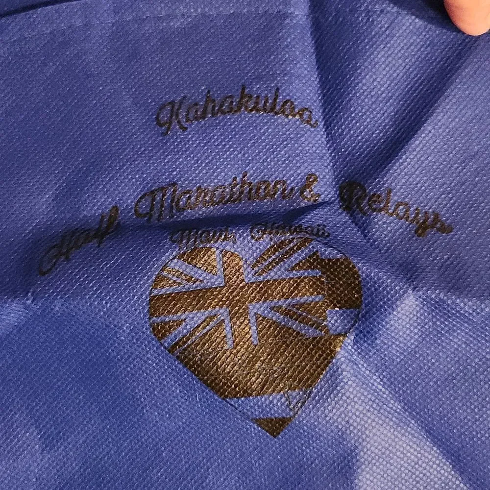 Kahakuloa Half Marathon & Relays Maui Hawaii Drawstring Bag Backpack